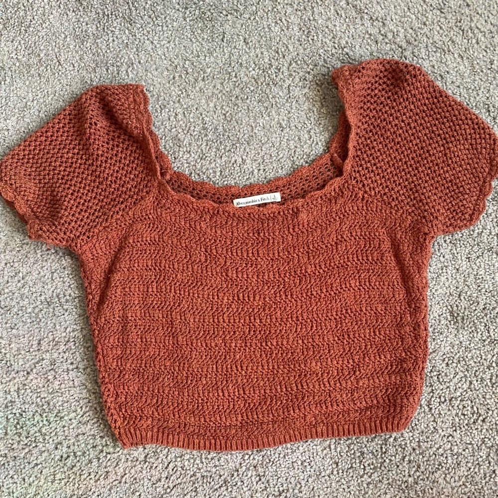 Abercrombie & Fitch Crocheted Crop Top